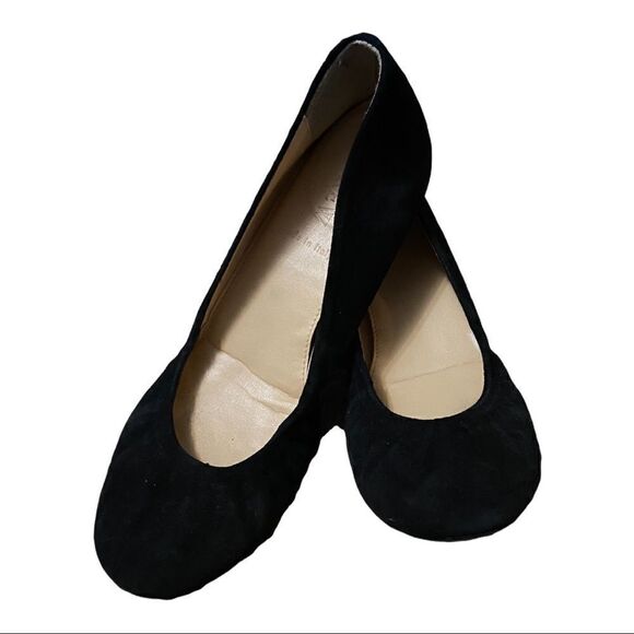 J. Crew| Black Cece Suede Ballet Flats | 6.5 - Picture 6 of 7